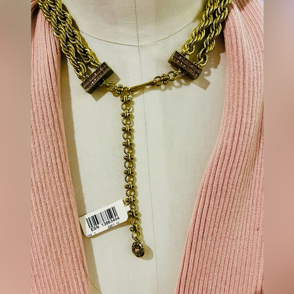 Heidi Daus 🆕 “Chain Of Events” rope chain design necklace - Picture 3 of 12